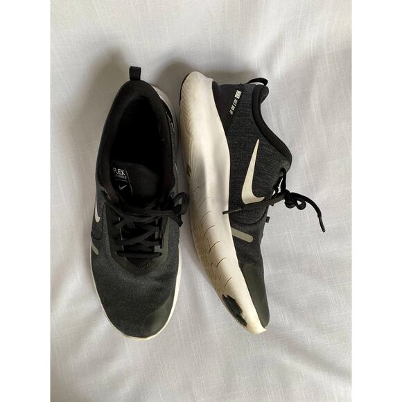 Nike Flex Men's 11 AJ5900-013 black gray white lightweight, gently used - Picture 1 of 4